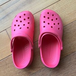 Pink Crocs
